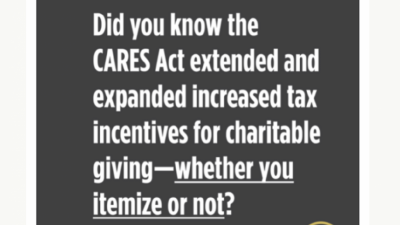 Cares Act:  A Guide for Legal Aid Donors in Missouri